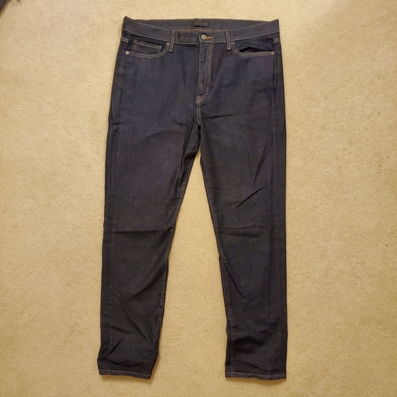 high rise cigarette jeans uniqlo